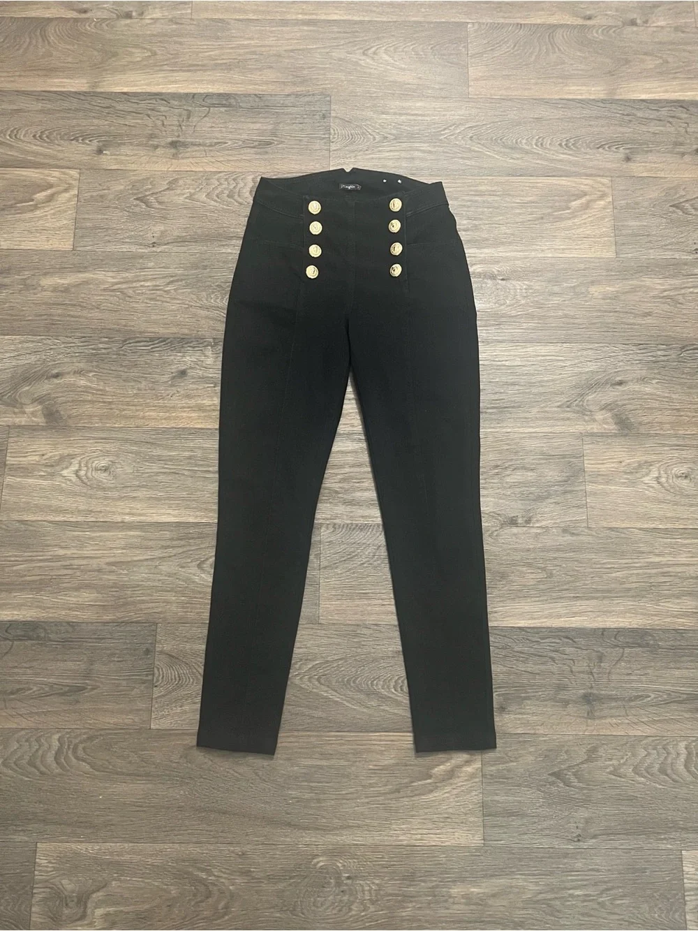 J. McLaughlin Hastings Jeans Black Size 4 High Rise Skinny Sailor Neutral